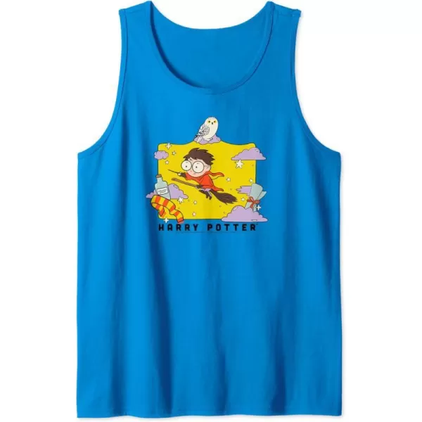 Amazon Essentials Harry Potter Icons Cartoon Portrait Tank TopSapphire Blue