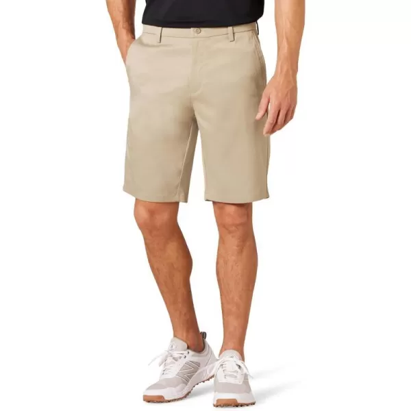 Amazon Essentials Mens 10 ClassicFit Cargo Golf Short Available in Big  TallKhaki Brown