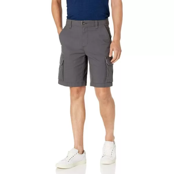 Amazon Essentials Mens 10 Lightweight Ripstop Stretch Cargo ShortDark Grey