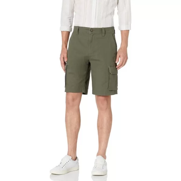 Amazon Essentials Mens 10 Lightweight Ripstop Stretch Cargo ShortOlive