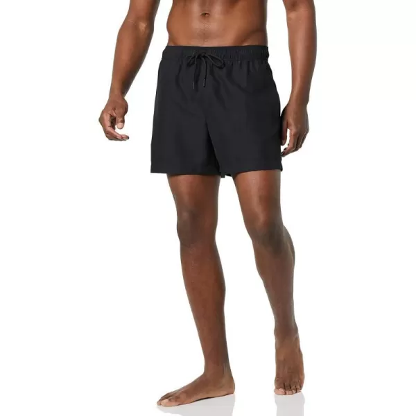 Amazon Essentials Mens 5 QuickDry Swim TrunkBlack