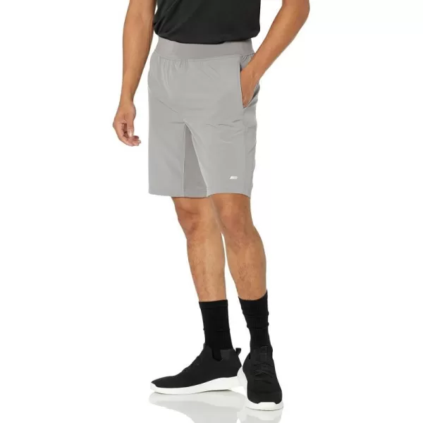 Amazon Essentials Mens 9 Stretch Woven Training ShortLight Grey