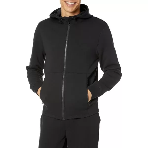 Amazon Essentials Mens Active Sweat Zip Through Hooded Sweatshirt Available in Big amp TallBlack