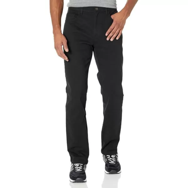 Amazon Essentials Mens AthleticFit 5Pocket Comfort Stretch Chino Pant Previously GoodthreadsBlack