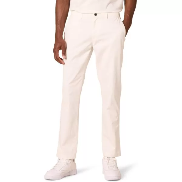 Amazon Essentials Mens AthleticFit Washed Comfort Stretch Chino Pant Previously GoodthreadsWhite