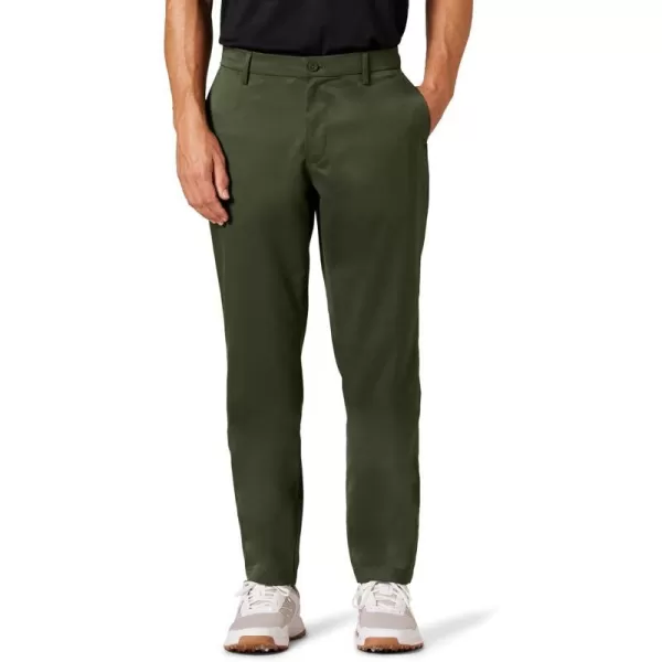 Amazon Essentials Mens Athleticfit Stretch Golf Pants Available in Big  TallDark Olive