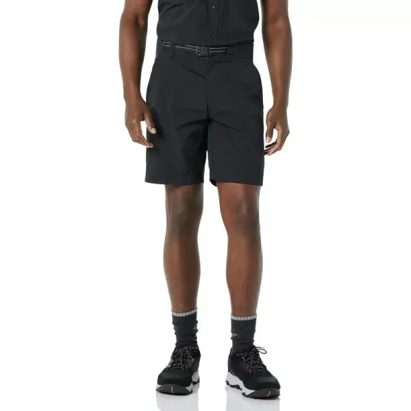 Amazon Essentials Mens Belted Moisture Wicking Hiking ShortBlack