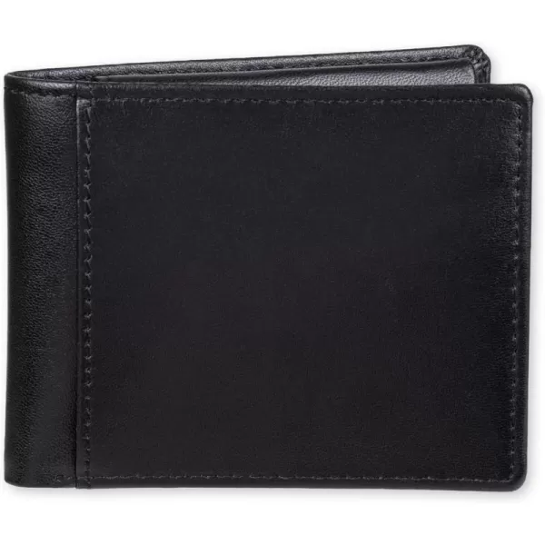 Amazon Essentials Mens Bifold Wallet with Coin PocketBlack