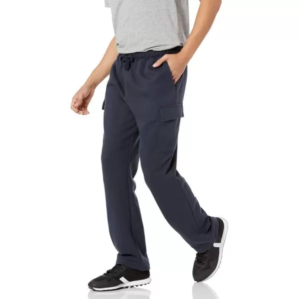 Amazon Essentials Mens Cargo Fleece SweatpantNavy