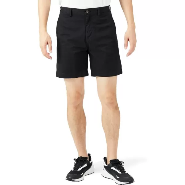 Amazon Essentials Mens ClassicFit 7 ShortBlack