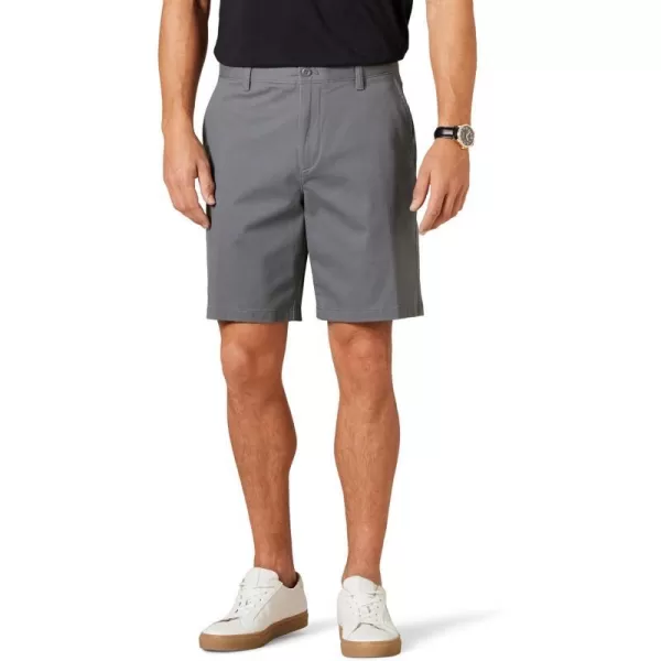 Amazon Essentials Mens ClassicFit 9 Comfort Stretch Chino ShortCharcoal