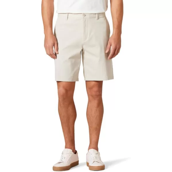 Amazon Essentials Mens ClassicFit 9 Comfort Stretch Chino ShortStone