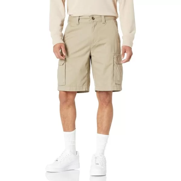 Amazon Essentials Mens ClassicFit Cargo Short Available in Big  TallDark Khaki Brown