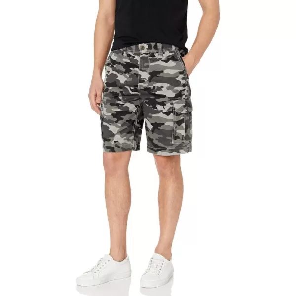 Amazon Essentials Mens ClassicFit Cargo Short Available in Big  TallGrey Camo