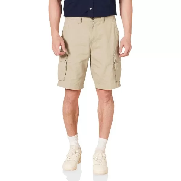 Amazon Essentials Mens ClassicFit Cargo Short Available in Big  TallKhaki Brown