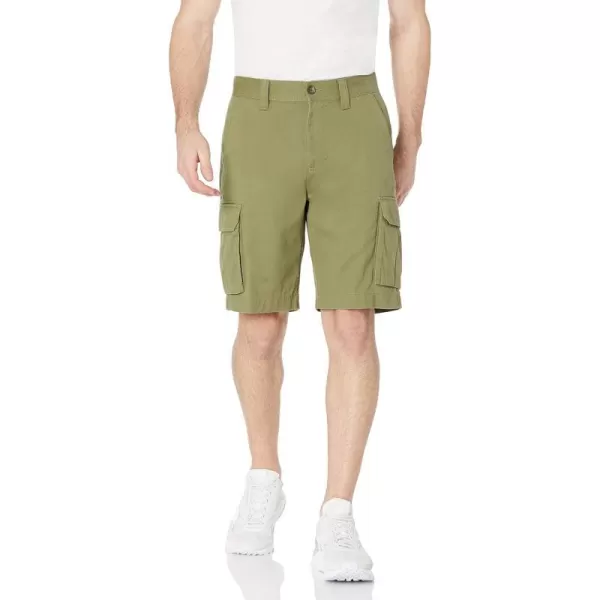 Amazon Essentials Mens ClassicFit Cargo Short Available in Big  TallLight Olive