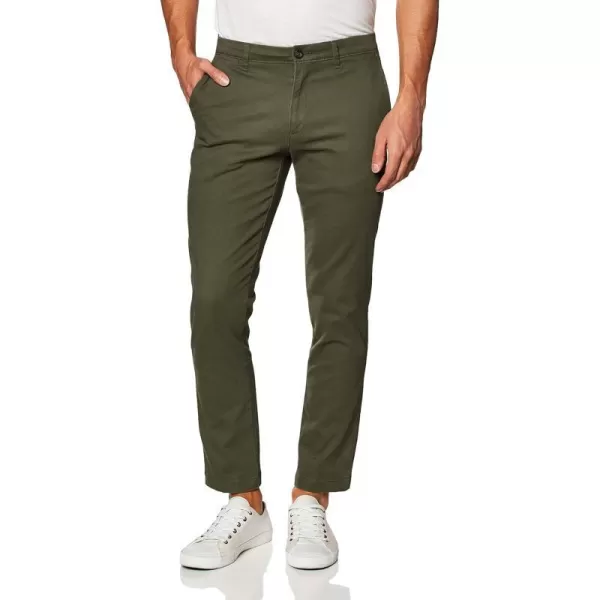 Amazon Essentials Mens ClassicFit Casual Stretch Khaki PantOlive