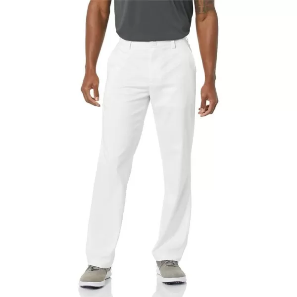 Amazon Essentials Mens ClassicFit Stretch Golf Pant Available in Big amp TallPolyester Blend White