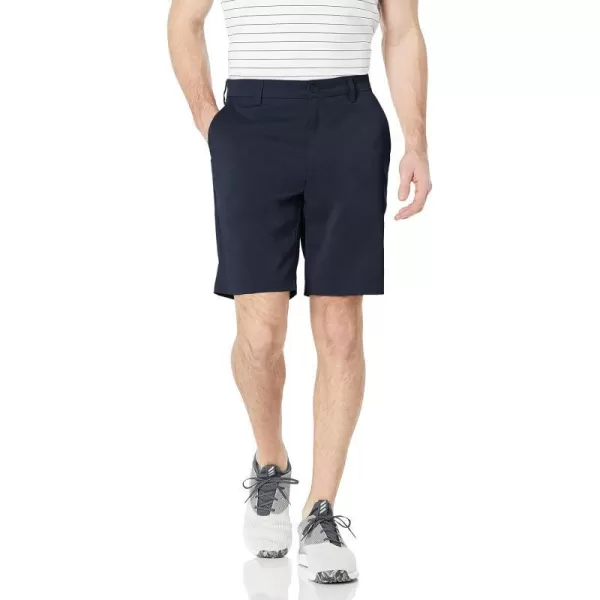 Amazon Essentials Mens ClassicFit Stretch Golf Short Available in Big amp TallPolyester Blend Navy