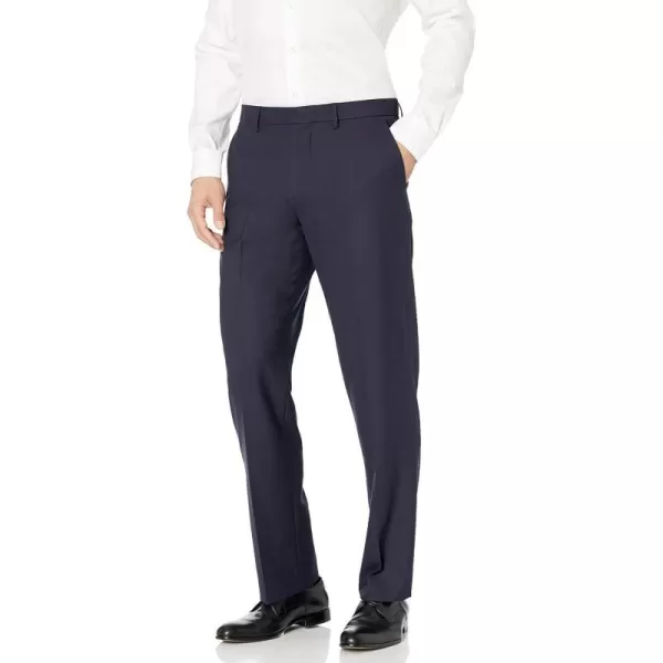 Amazon Essentials Mens ClassicFit WrinkleResistant Stretch Dress PantNavy