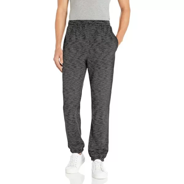 Amazon Essentials Mens Closed Bottom Fleece Sweatpants Available in Big amp TallCharcoal Space Dye