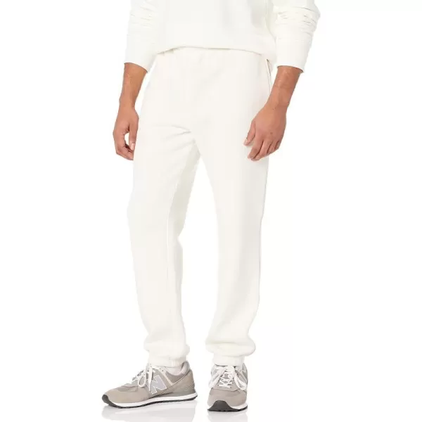 Amazon Essentials Mens Closed Bottom Fleece Sweatpants Available in Big amp TallOffwhite