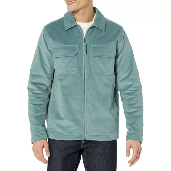 Amazon Essentials Mens Corduroy Work Jacket Available in Big amp TallGrey