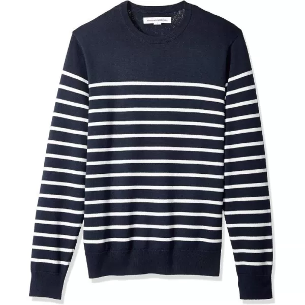 Navy White Stripe