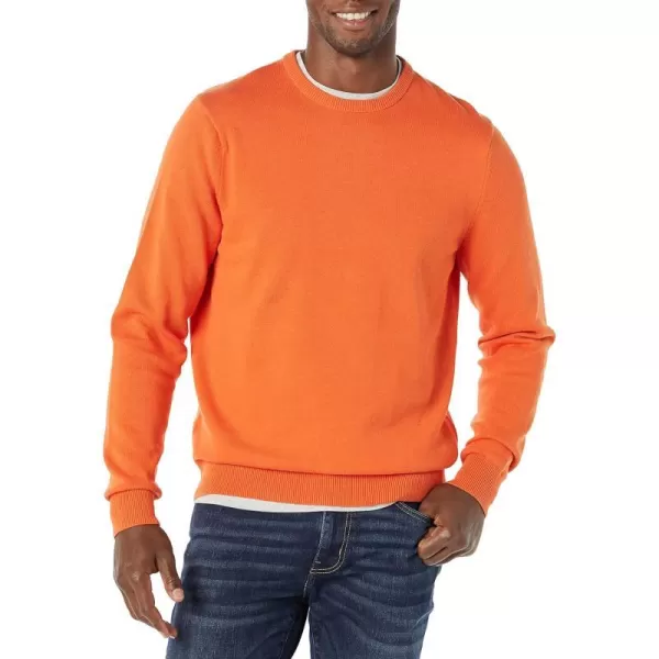 Amazon Essentials Mens Crewneck Sweater Available in Big amp TallOrange