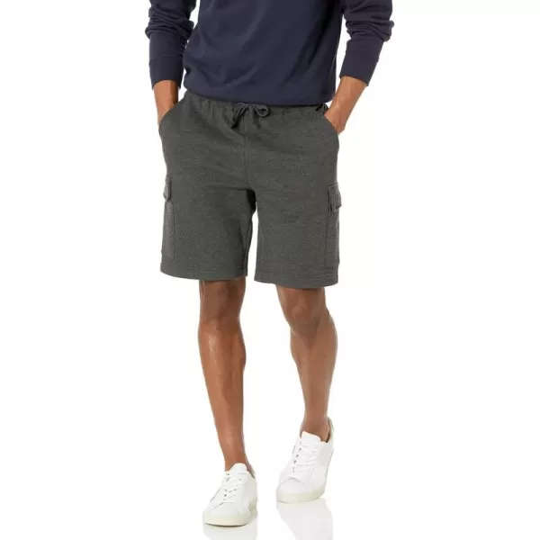 Amazon Essentials Mens Fleece Cargo ShortCharcoal Heather