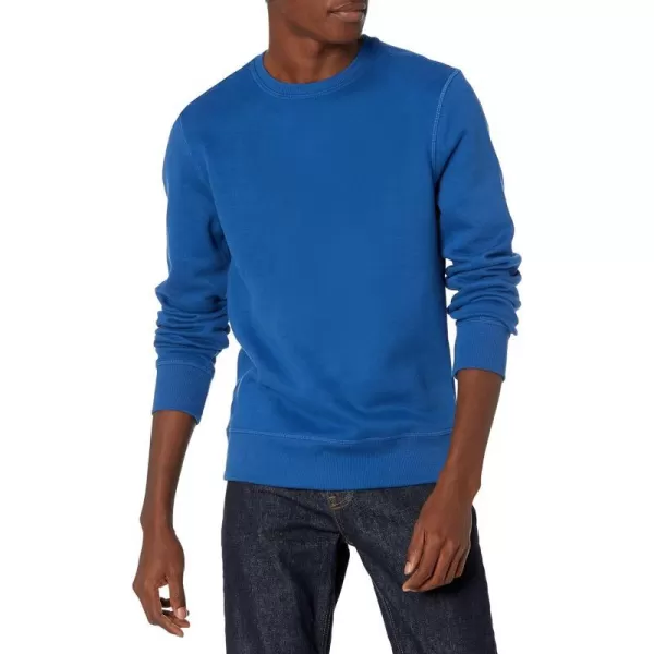 Amazon Essentials Mens Fleece Crewneck Sweatshirt Available in Big amp TallBlue Heather