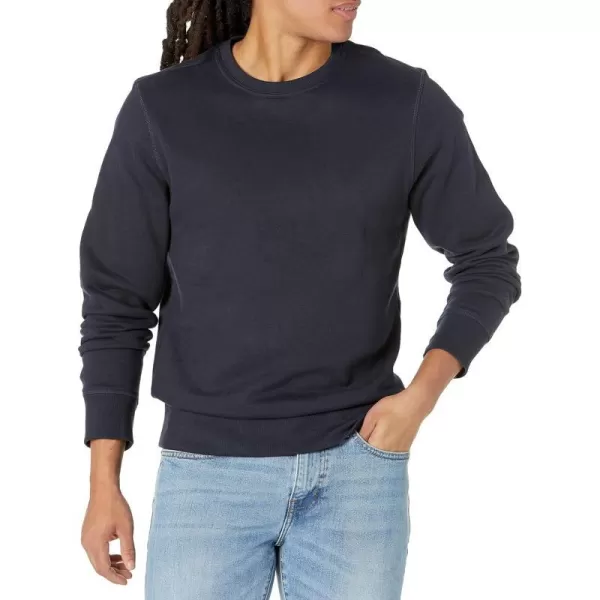 Amazon Essentials Mens Fleece Crewneck Sweatshirt Available in Big amp TallNavy