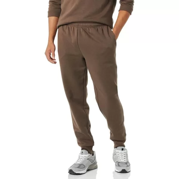 Amazon Essentials Mens Fleece Jogger PantMedium Brown