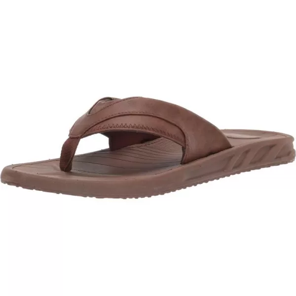 Amazon Essentials Mens Flip Flop SandalBrown