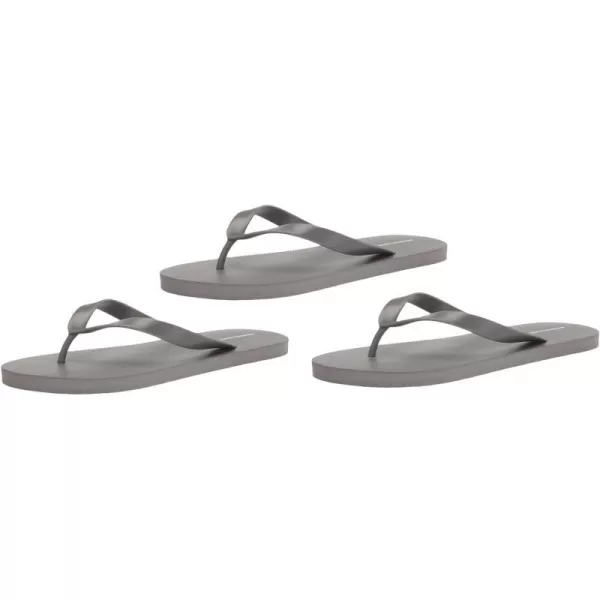 Amazon Essentials Mens Flip Flops Pack of 3Grey