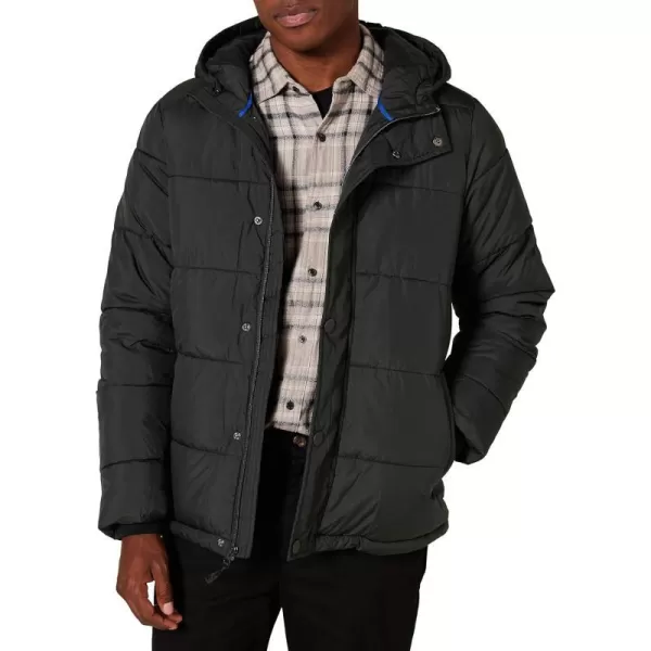 Amazon Essentials Mens Heavyweight Hooded Puffer CoatBlack