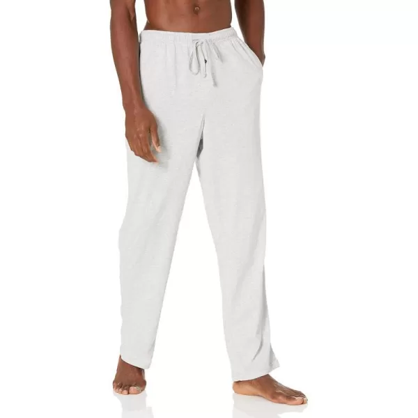 Amazon Essentials Mens Knit Pajama PantLight Grey Heather