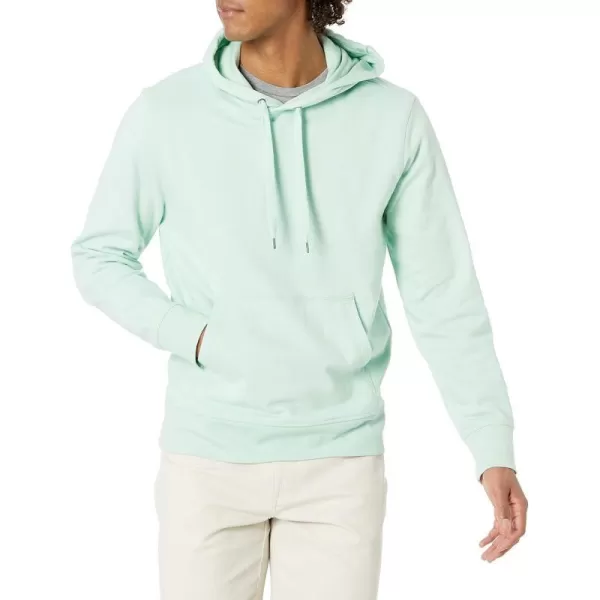 Amazon Essentials Mens Lightweight French Terry Hooded SweatshirtMint Green