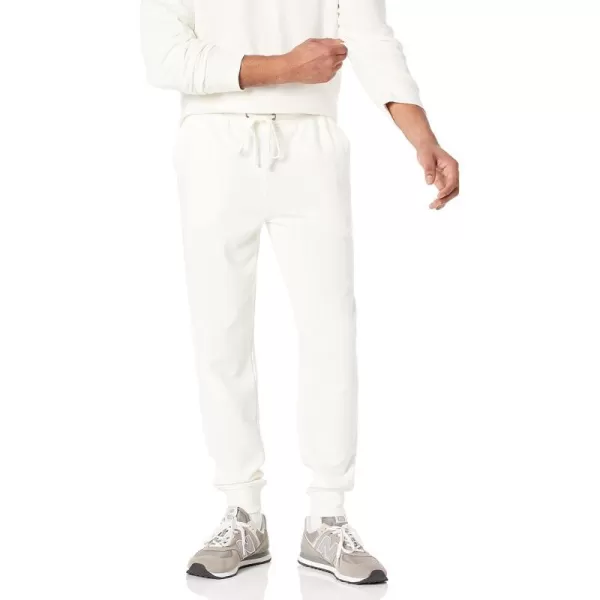 Amazon Essentials Mens Lightweight French Terry Jogger Pant Available in Big amp TallEggshell White