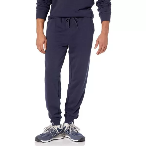 Amazon Essentials Mens Lightweight French Terry Jogger Pant Available in Big amp TallNavy