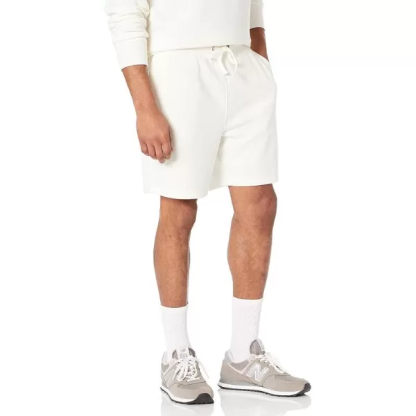 Amazon Essentials Mens Lightweight French Terry Short Available in Big amp TallEggshell White