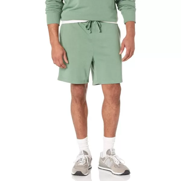 Amazon Essentials Mens Lightweight French Terry Short Available in Big amp TallSage Green