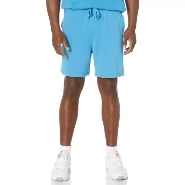 Amazon Essentials Mens Lightweight French Terry Short Available in Big amp TallTurquoise Blue