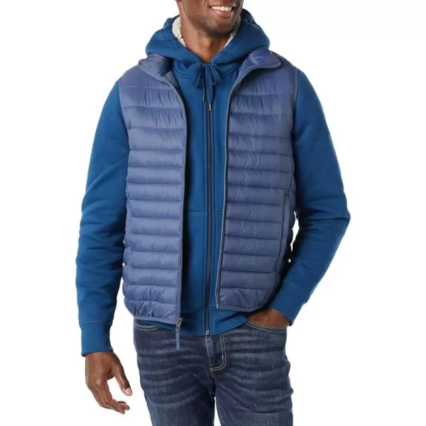 Amazon Essentials Mens Lightweight WaterResistant Packable Puffer VestIndigo