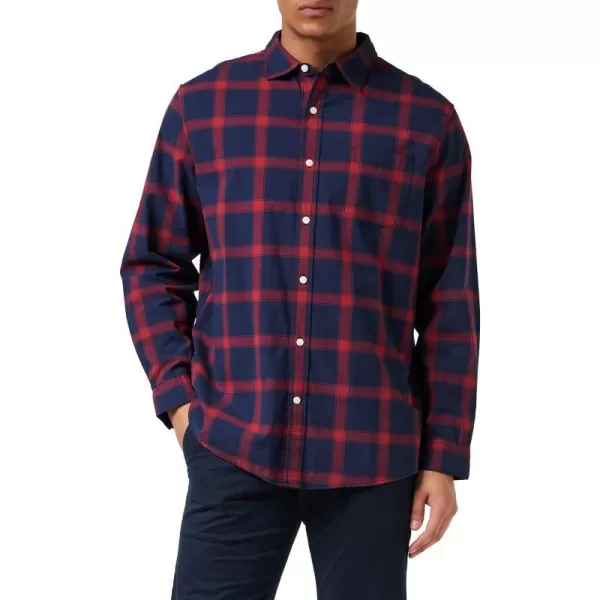 Navy/Red, Buffalo Plaid