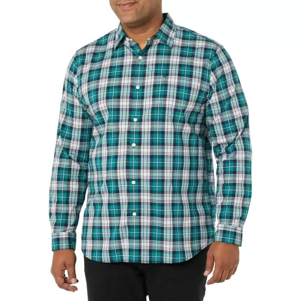 Teal Blue/White, Plaid