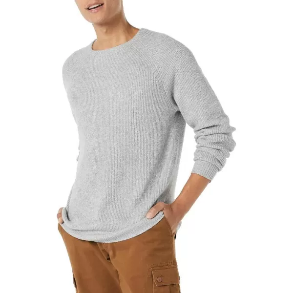 Amazon Essentials Mens LongSleeve Soft Touch Crewneck SweaterMedium Grey Heather