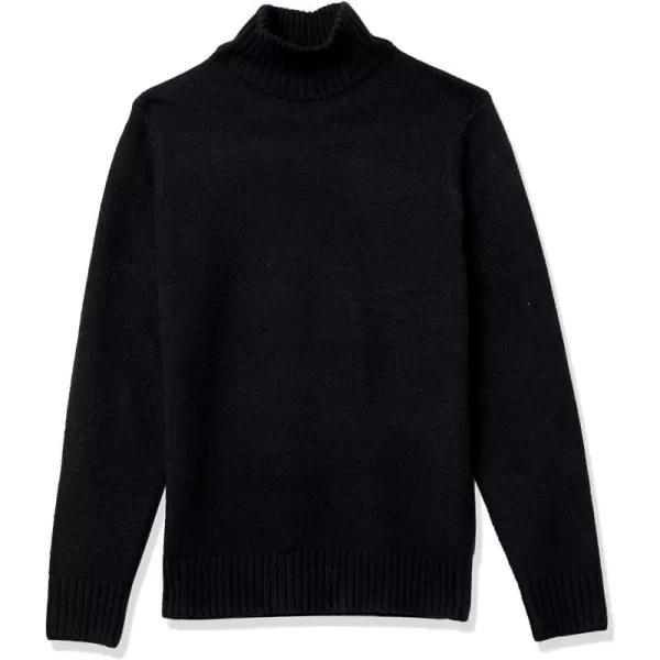 Amazon Essentials Mens LongSleeve Soft Touch Turtleneck SweaterBlack