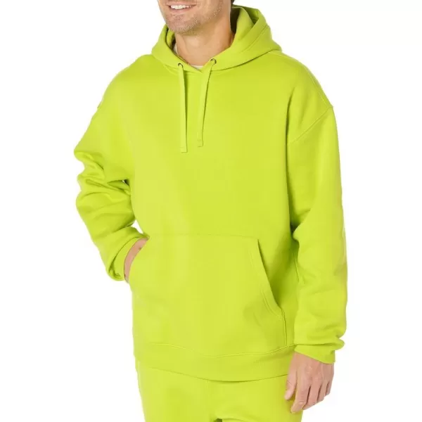 Amazon Essentials Mens OversizedFit Hoodie Available in Big amp TallLime Green