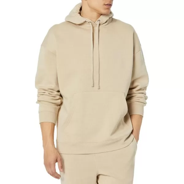 Amazon Essentials Mens OversizedFit Hoodie Available in Big amp TallTan